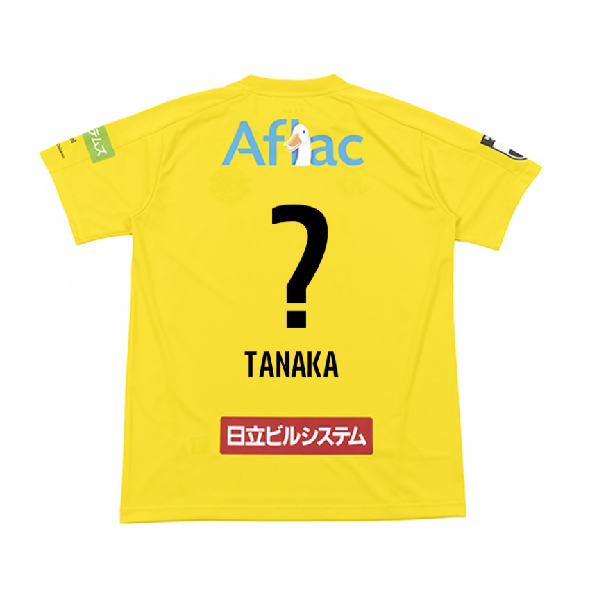 Kinder Ari Tanaka #0 Gelb Schwarz Heimtrikot Trikot 2024/25 T-Shirt Österreich