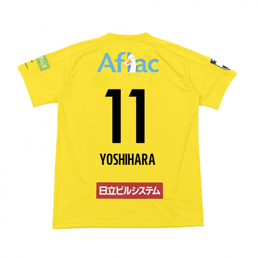 Kinder Futo Yoshihara #11 Gelb Schwarz Heimtrikot Trikot 2024/25 T-Shirt Österreich