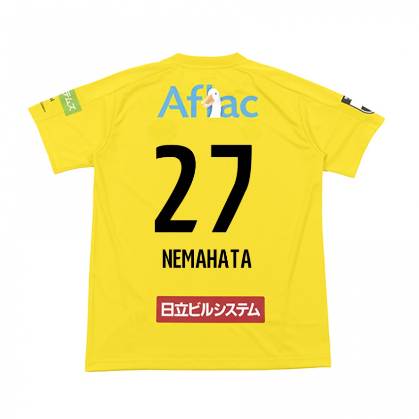 Kinder Hayato Nemahata #27 Gelb Schwarz Heimtrikot Trikot 2024/25 T-Shirt Österreich