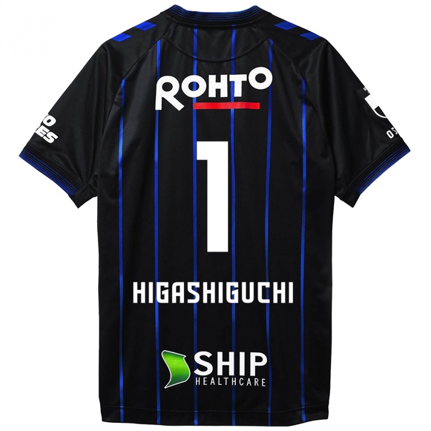 Kinder Masaaki Higashiguchi #1 Schwarz Blau Heimtrikot Trikot 2024/25 T-Shirt Österreich