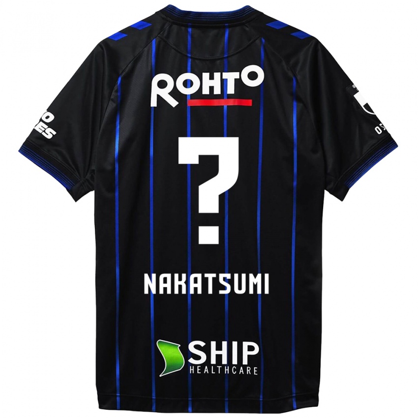 Kinder Naru Nakatsumi #0 Schwarz Blau Heimtrikot Trikot 2024/25 T-Shirt Österreich