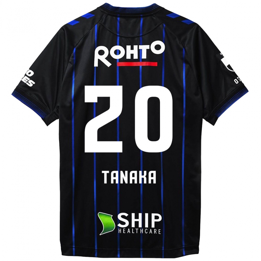 Kinder Hyoga Tanaka #20 Schwarz Blau Heimtrikot Trikot 2024/25 T-Shirt Österreich