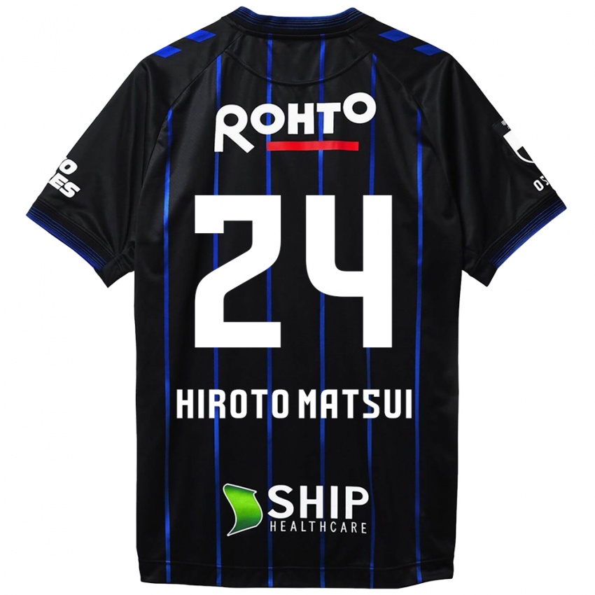 Kinder Elijah Hiroto Matsui #24 Schwarz Blau Heimtrikot Trikot 2024/25 T-Shirt Österreich