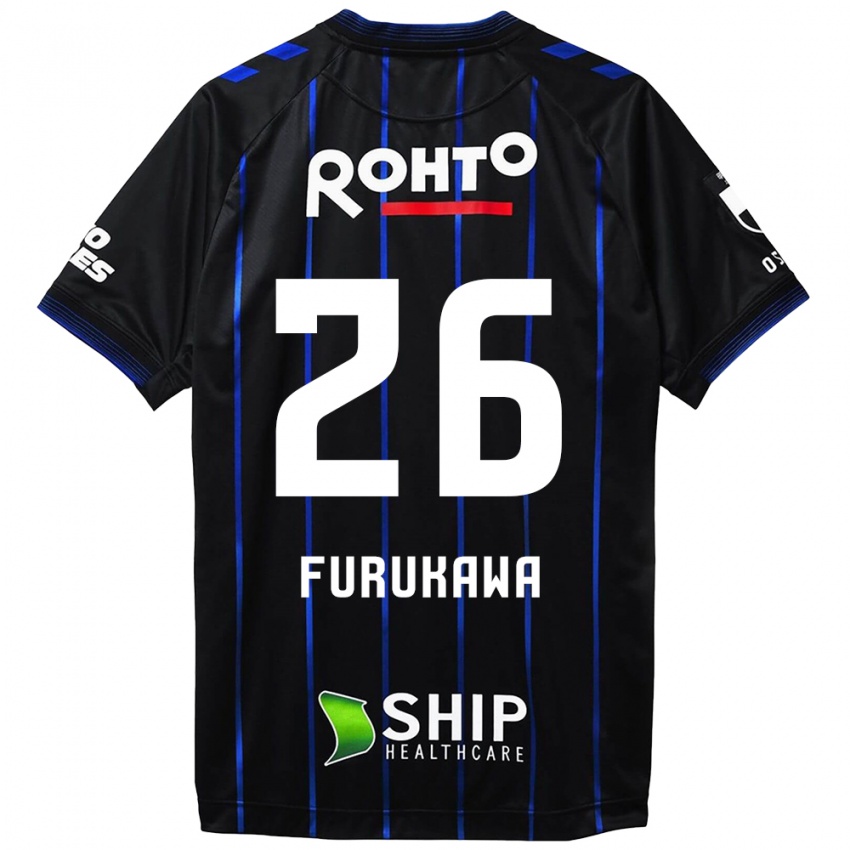 Kinder Kanta Furukawa #26 Schwarz Blau Heimtrikot Trikot 2024/25 T-Shirt Österreich