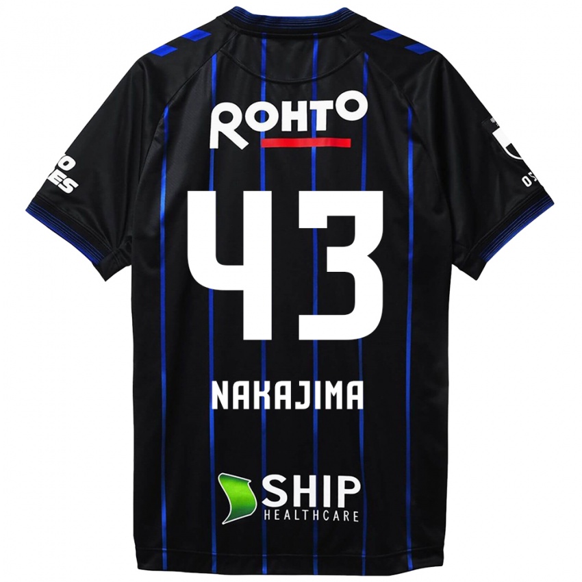 Kinder Yugo Nakajima #43 Schwarz Blau Heimtrikot Trikot 2024/25 T-Shirt Österreich