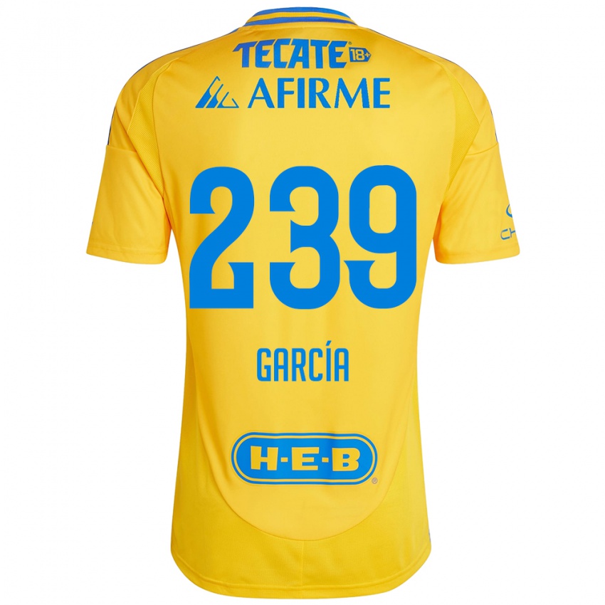 Kinder Diego García #239 Goldgelb Heimtrikot Trikot 2024/25 T-Shirt Österreich