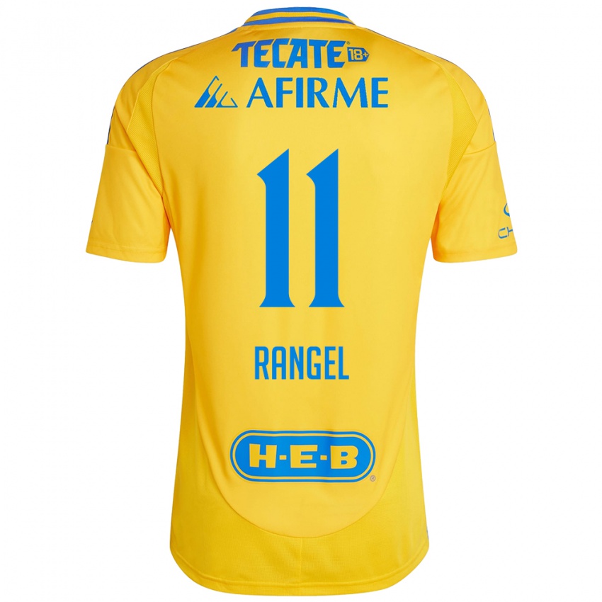 Kinder Nayeli Rangel #11 Goldgelb Heimtrikot Trikot 2024/25 T-Shirt Österreich