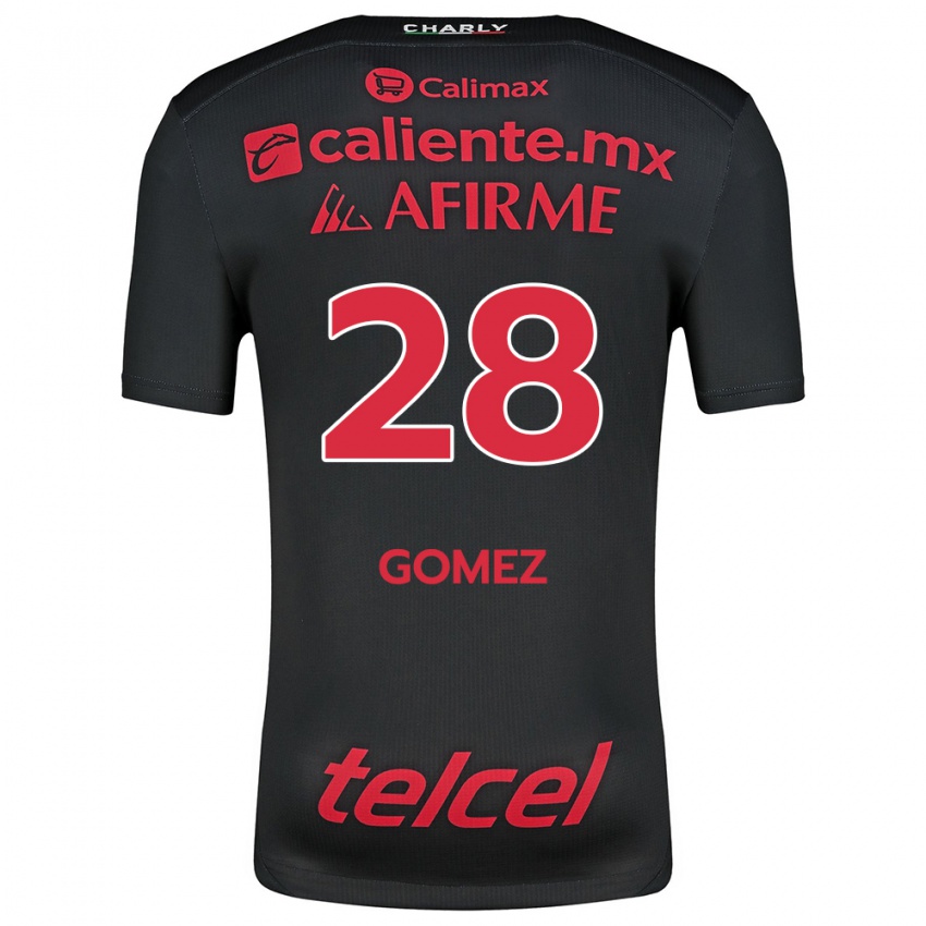 Kinder Alejandro Gómez #28 Schwarz Rot Heimtrikot Trikot 2024/25 T-Shirt Österreich