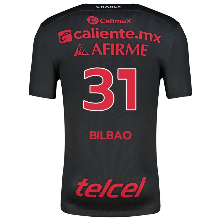 Kinder Unai Bilbao #31 Schwarz Rot Heimtrikot Trikot 2024/25 T-Shirt Österreich