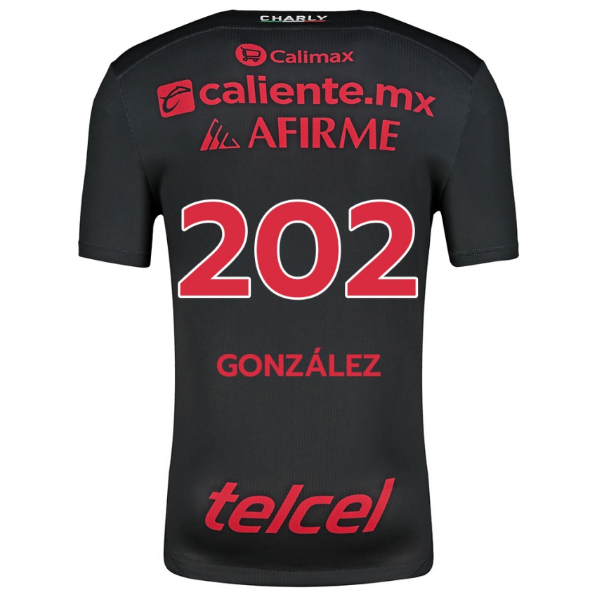 Kinder Joban González #202 Schwarz Rot Heimtrikot Trikot 2024/25 T-Shirt Österreich