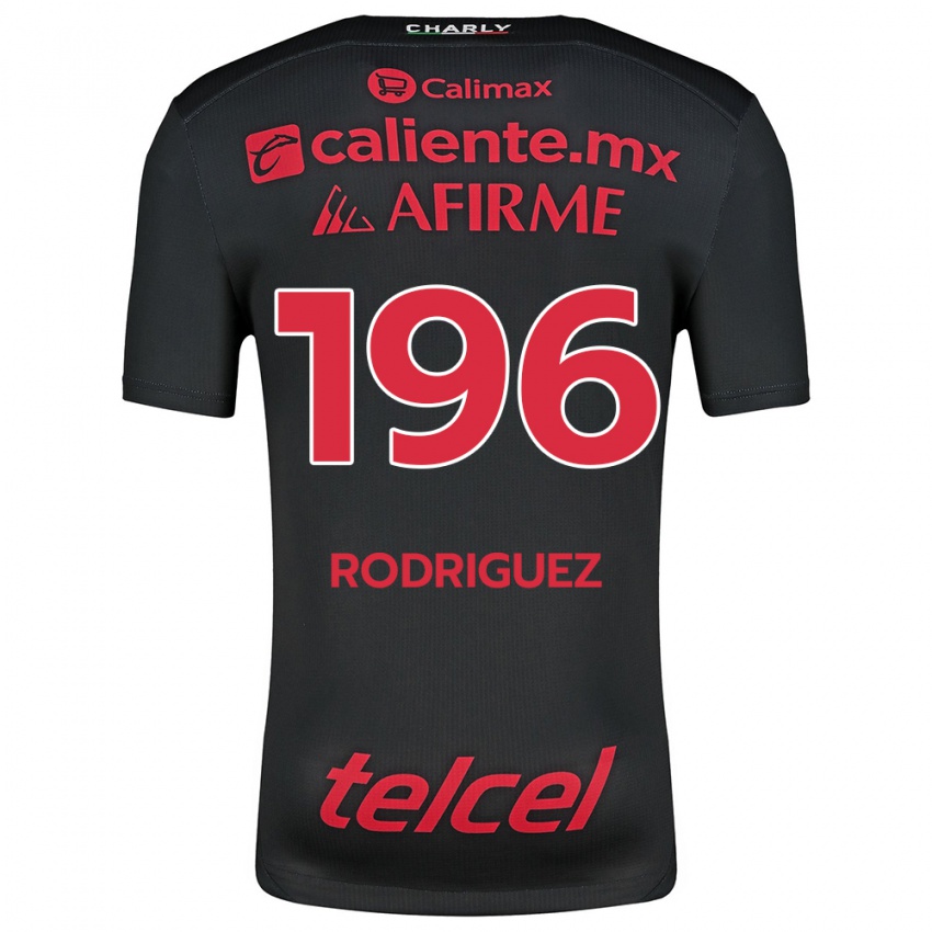 Kinder Prince Rodríguez #196 Schwarz Rot Heimtrikot Trikot 2024/25 T-Shirt Österreich