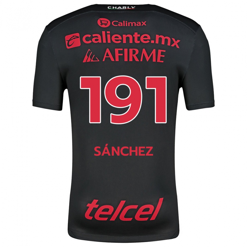 Kinder Diego Sánchez #191 Schwarz Rot Heimtrikot Trikot 2024/25 T-Shirt Österreich