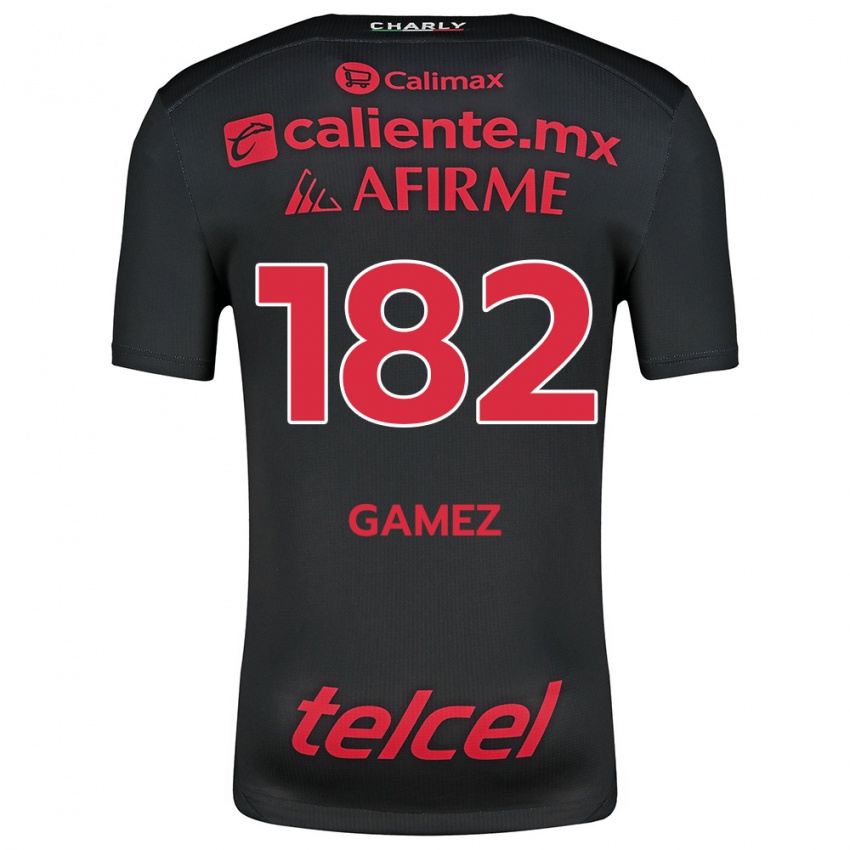 Kinder Mark Gamez #182 Schwarz Rot Heimtrikot Trikot 2024/25 T-Shirt Österreich