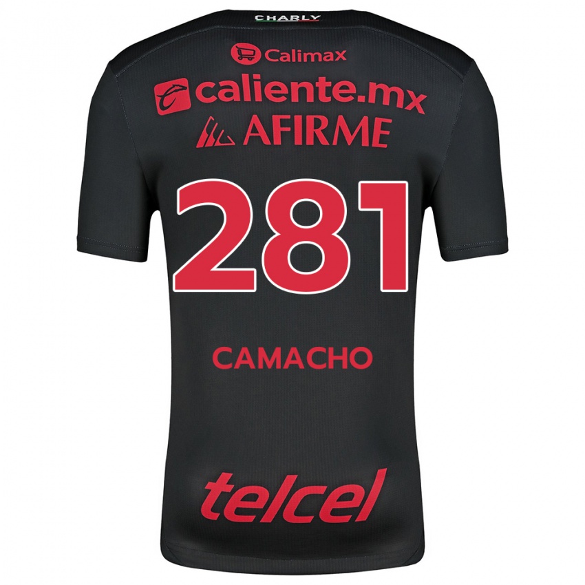 Kinder Javier Camacho #281 Schwarz Rot Heimtrikot Trikot 2024/25 T-Shirt Österreich