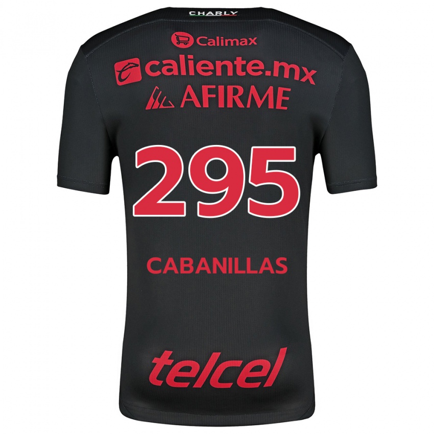 Kinder Osvaldo Cabanillas #295 Schwarz Rot Heimtrikot Trikot 2024/25 T-Shirt Österreich