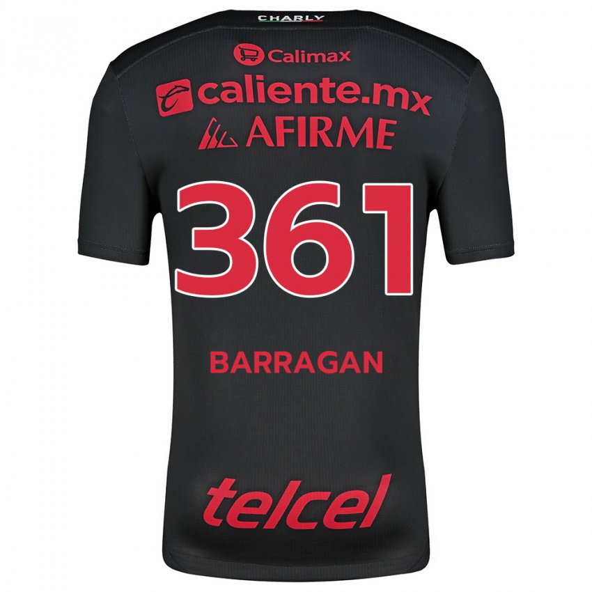 Kinder Jesús Barragán #361 Schwarz Rot Heimtrikot Trikot 2024/25 T-Shirt Österreich