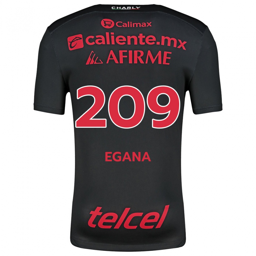 Kinder Arath Egaña #209 Schwarz Rot Heimtrikot Trikot 2024/25 T-Shirt Österreich