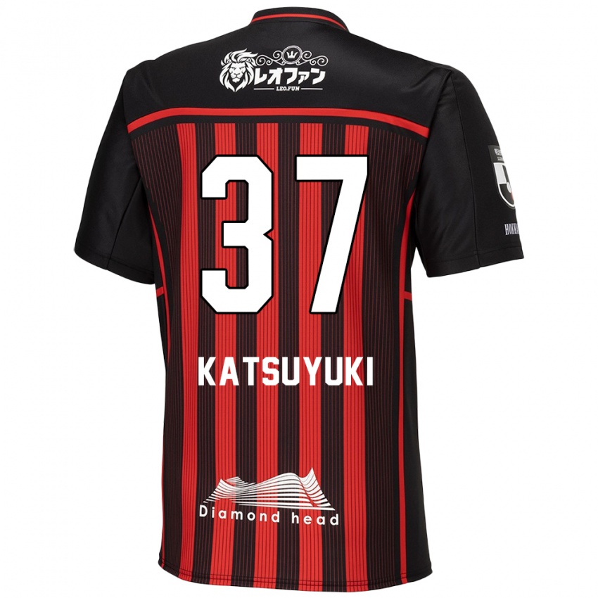 Kinder Katsuyuki Tanaka #37 Rot Schwarz Heimtrikot Trikot 2024/25 T-Shirt Österreich