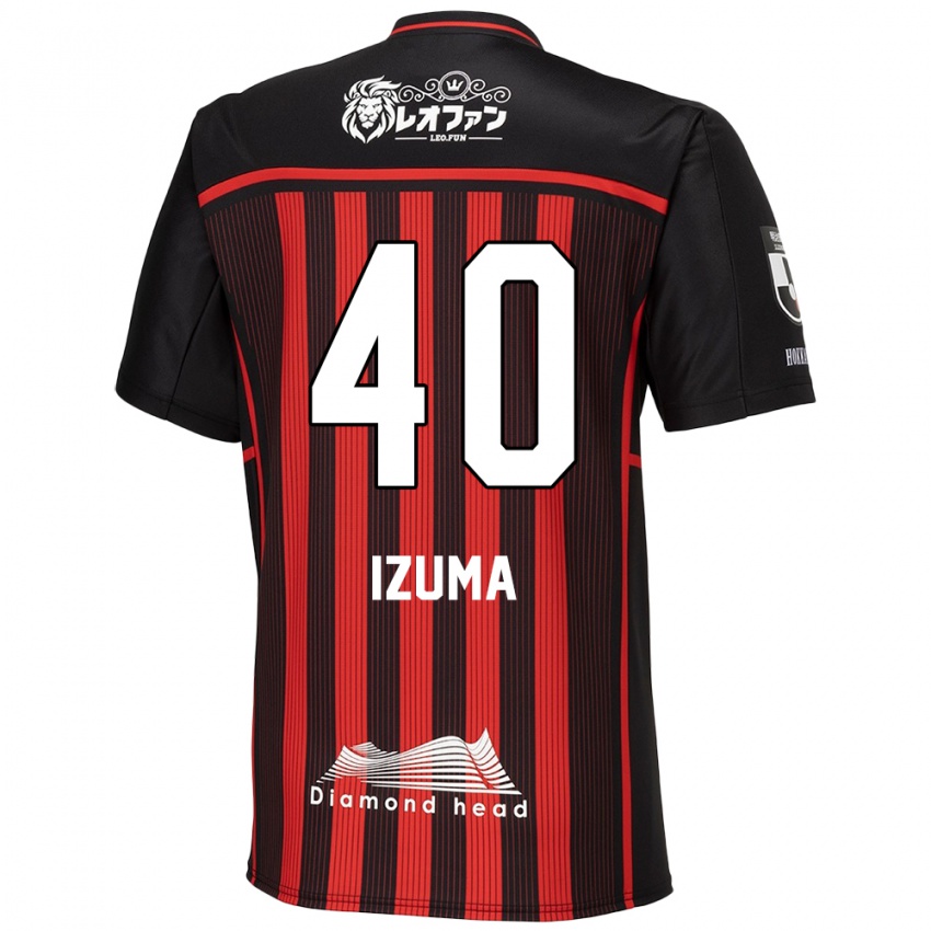 Kinder Shido Izuma #40 Rot Schwarz Heimtrikot Trikot 2024/25 T-Shirt Österreich