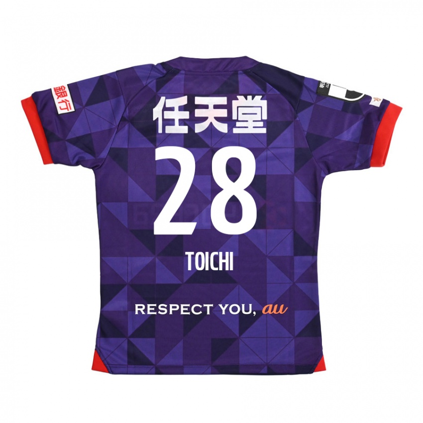 Kinder Toichi Suzuki #28 Lila Weiß Heimtrikot Trikot 2024/25 T-Shirt Österreich