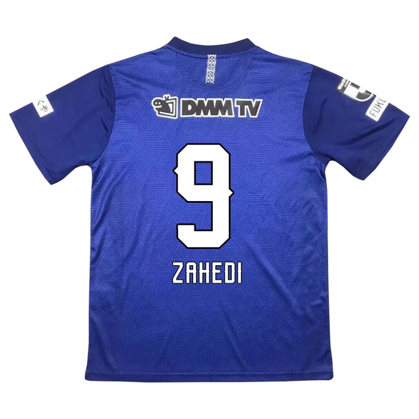 Kinder Shahab Zahedi #9 Dunkelblau Heimtrikot Trikot 2024/25 T-Shirt Österreich