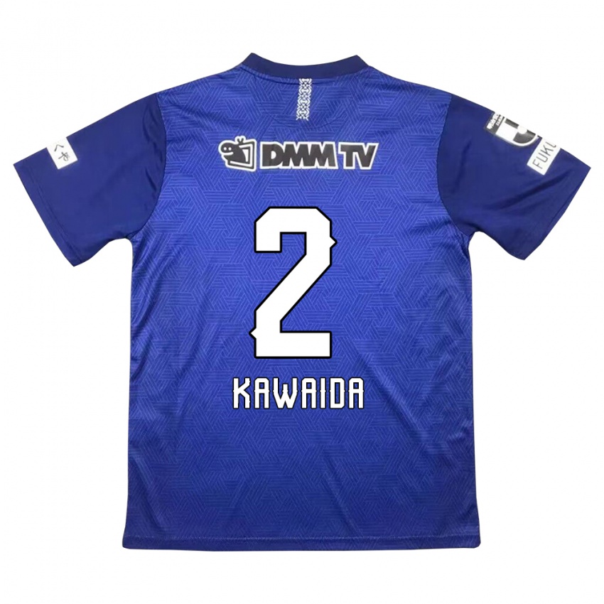 Kinder Ryoya Kawaida #2 Dunkelblau Heimtrikot Trikot 2024/25 T-Shirt Österreich