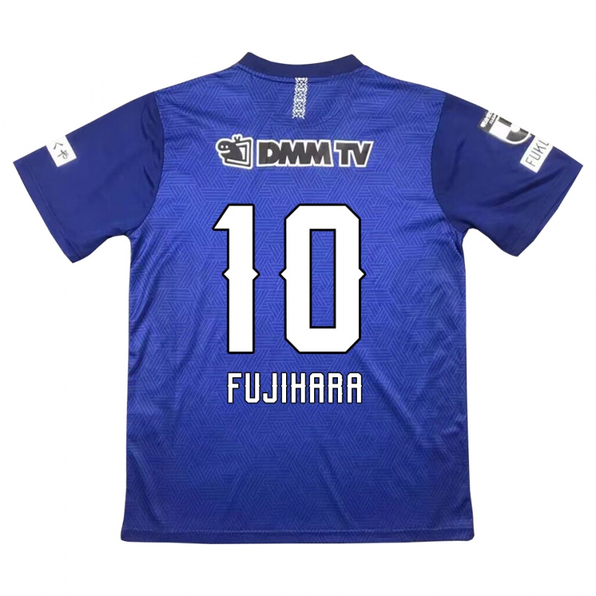 Kinder Naoatsu Fujihara #10 Dunkelblau Heimtrikot Trikot 2024/25 T-Shirt Österreich