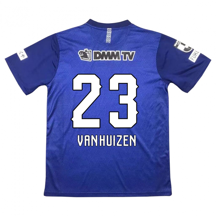 Kinder Haruki Christopher Van Huizen #23 Dunkelblau Heimtrikot Trikot 2024/25 T-Shirt Österreich