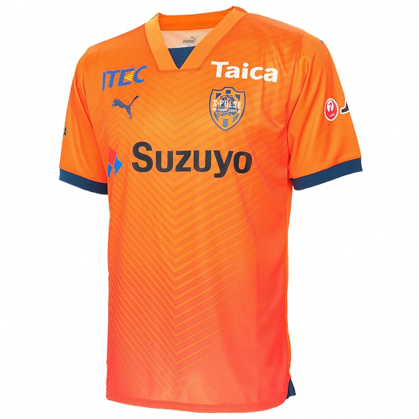 Kinder Shinya Yajima #21 Orange Blau Heimtrikot Trikot 2024/25 T-Shirt Österreich