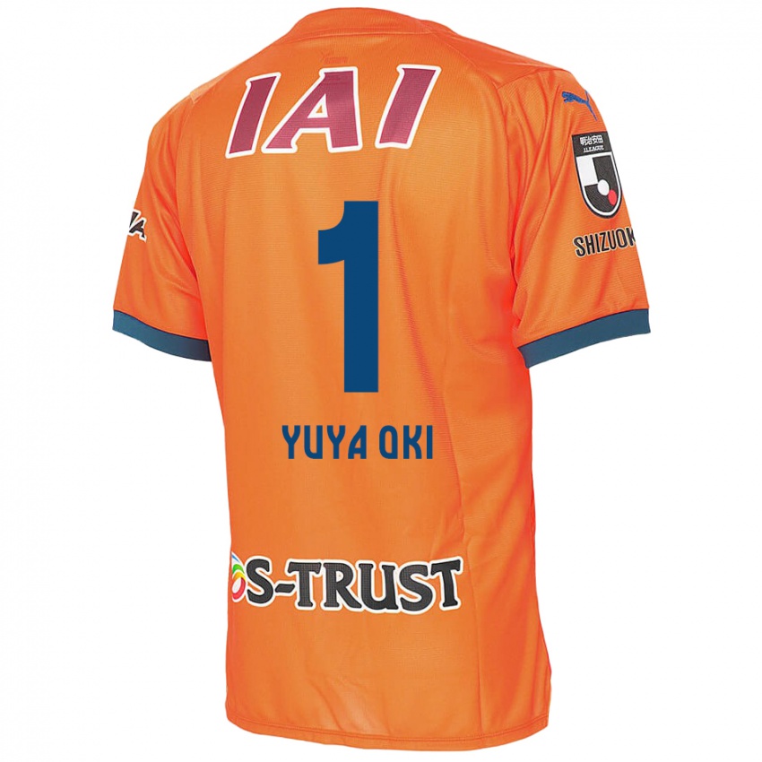 Kinder Yuya Oki #1 Orange Blau Heimtrikot Trikot 2024/25 T-Shirt Österreich