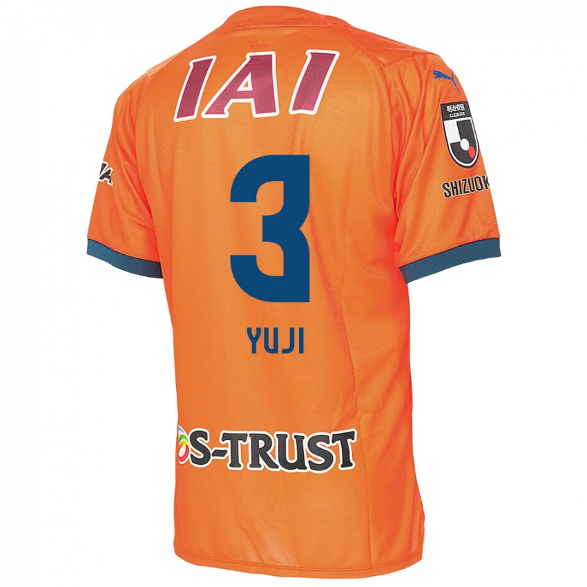 Kinder Yuji Takahashi #3 Orange Blau Heimtrikot Trikot 2024/25 T-Shirt Österreich