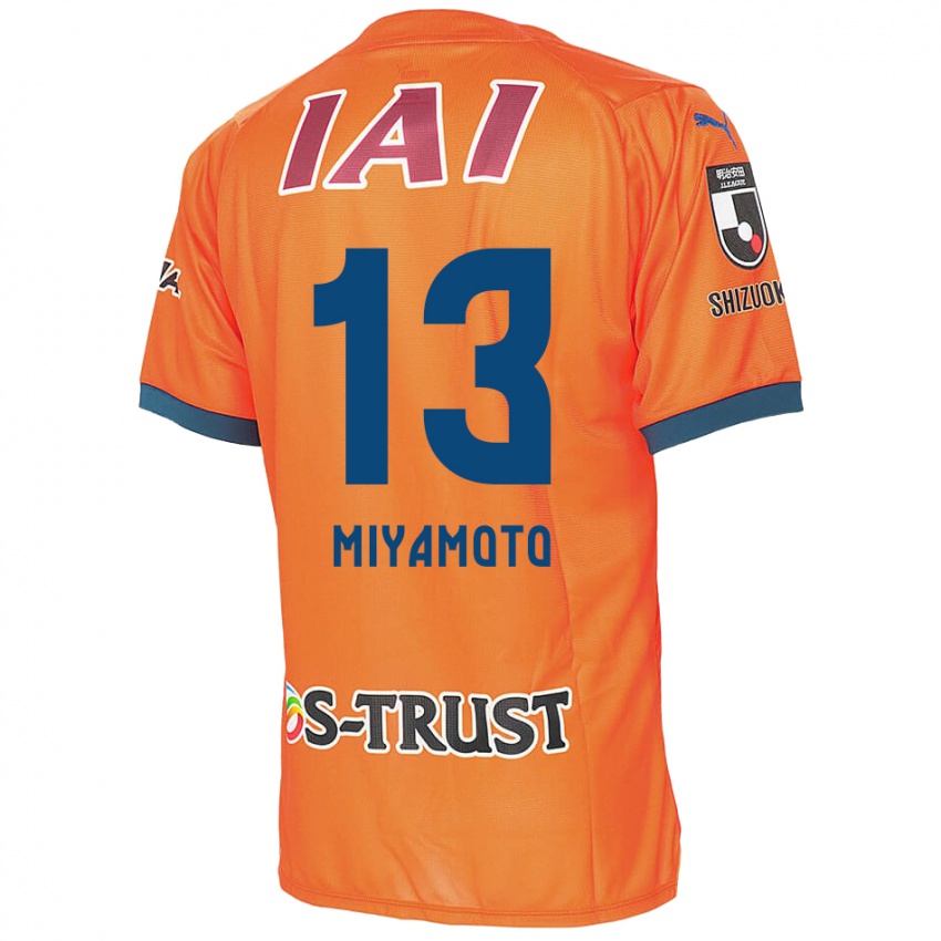 Kinder Kota Miyamoto #13 Orange Blau Heimtrikot Trikot 2024/25 T-Shirt Österreich