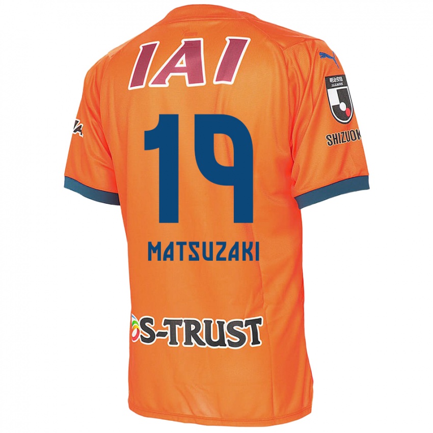 Kinder Kai Matsuzaki #19 Orange Blau Heimtrikot Trikot 2024/25 T-Shirt Österreich