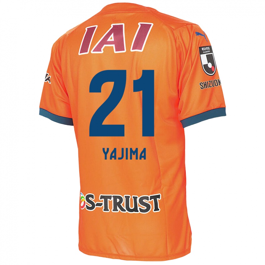 Kinder Shinya Yajima #21 Orange Blau Heimtrikot Trikot 2024/25 T-Shirt Österreich