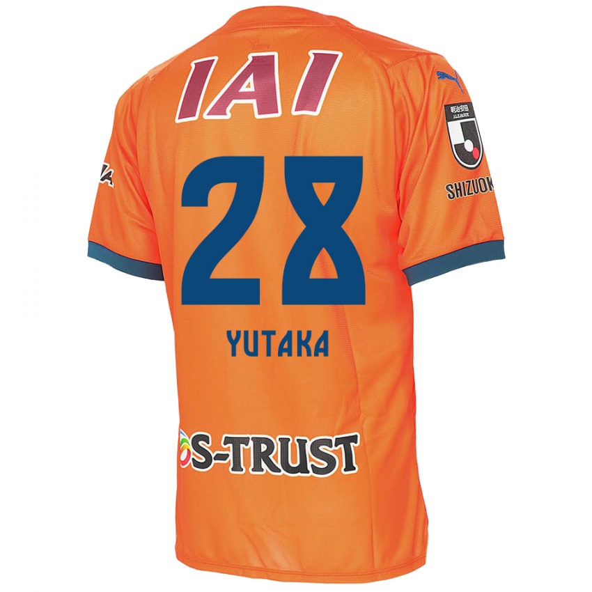 Kinder Yutaka Yoshida #28 Orange Blau Heimtrikot Trikot 2024/25 T-Shirt Österreich