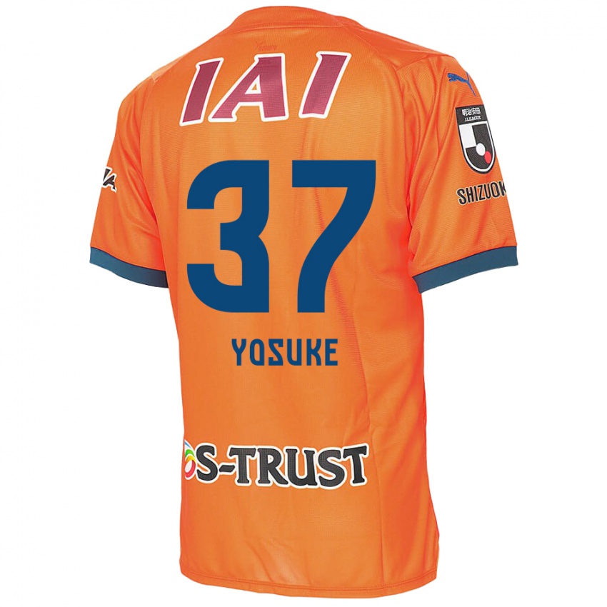 Kinder Yosuke Morishige #37 Orange Blau Heimtrikot Trikot 2024/25 T-Shirt Österreich