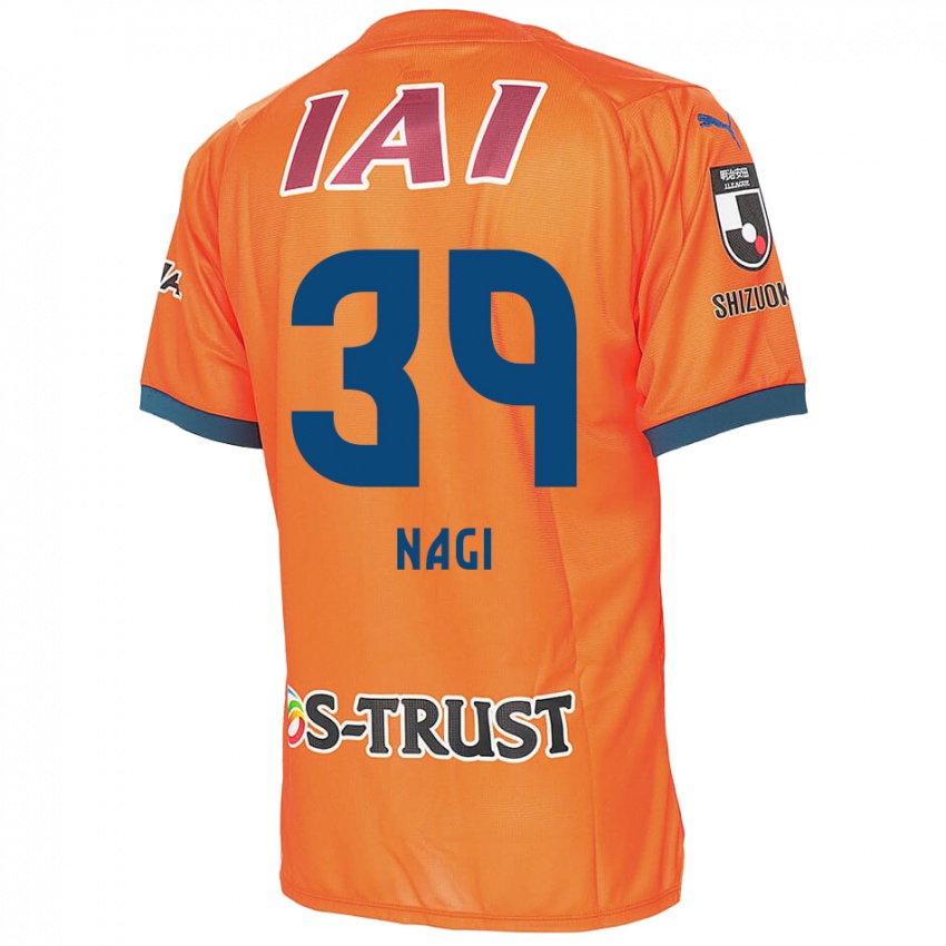 Kinder Nagi Kawatani #39 Orange Blau Heimtrikot Trikot 2024/25 T-Shirt Österreich