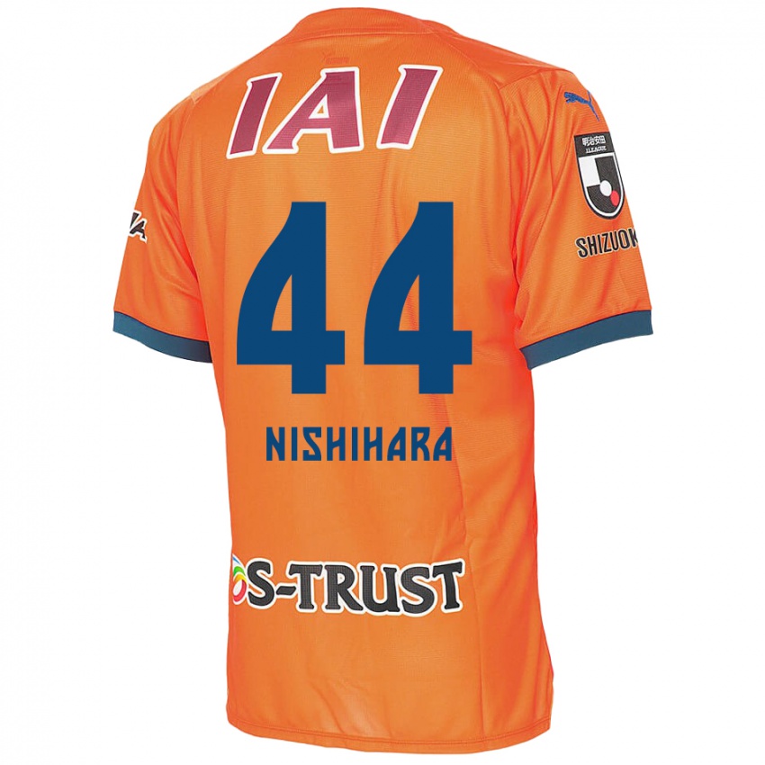 Kinder Motoki Nishihara #44 Orange Blau Heimtrikot Trikot 2024/25 T-Shirt Österreich