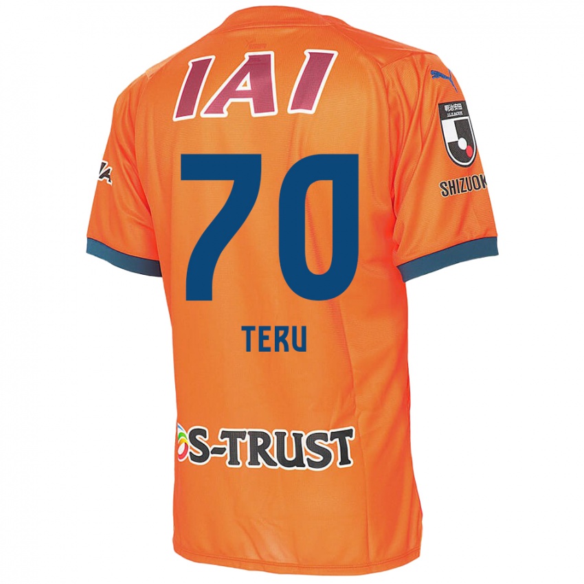 Kinder Teruki Hara #70 Orange Blau Heimtrikot Trikot 2024/25 T-Shirt Österreich