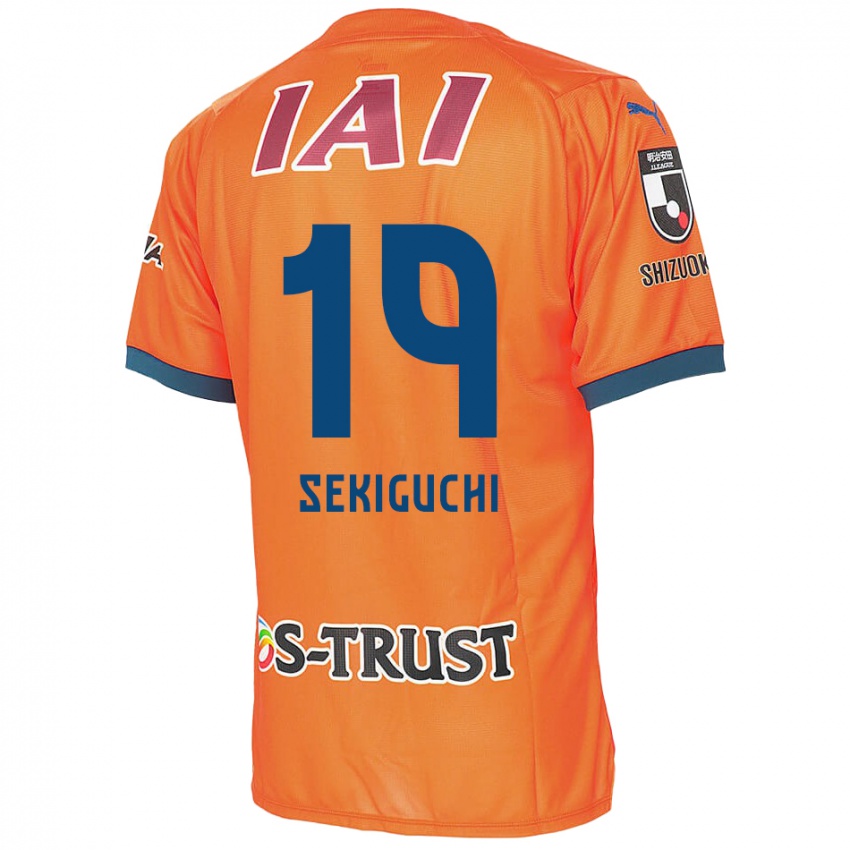 Kinder Kota Sekiguchi #19 Orange Blau Heimtrikot Trikot 2024/25 T-Shirt Österreich