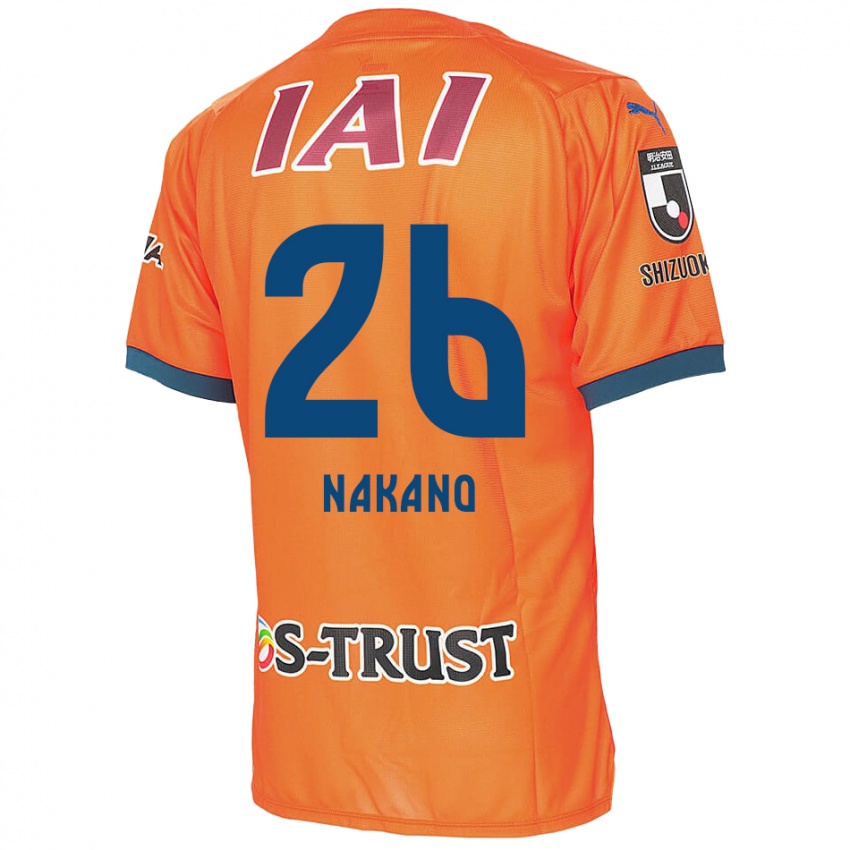 Kinder Takeru Nakano #26 Orange Blau Heimtrikot Trikot 2024/25 T-Shirt Österreich