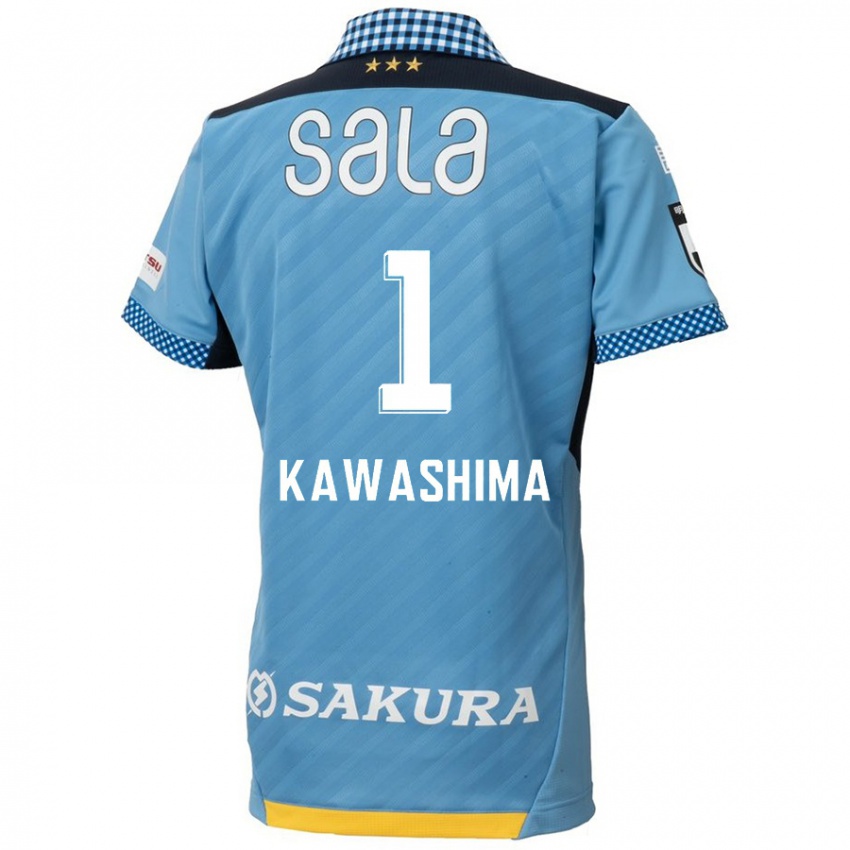 Kinder Eiji Kawashima #1 Blau Schwarz Heimtrikot Trikot 2024/25 T-Shirt Österreich