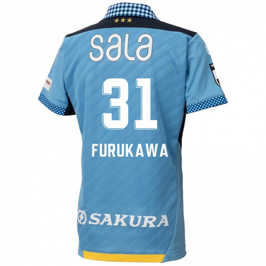 Kinder Yosuke Furukawa #31 Blau Schwarz Heimtrikot Trikot 2024/25 T-Shirt Österreich