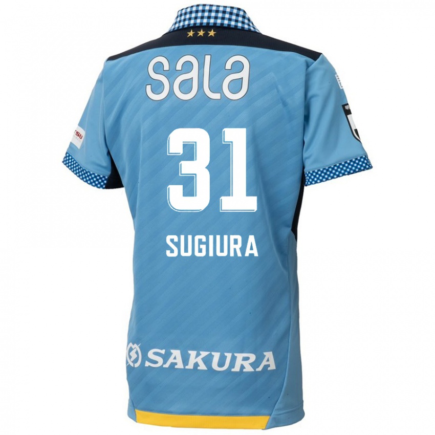 Kinder Rinnosuke Sugiura #31 Blau Schwarz Heimtrikot Trikot 2024/25 T-Shirt Österreich