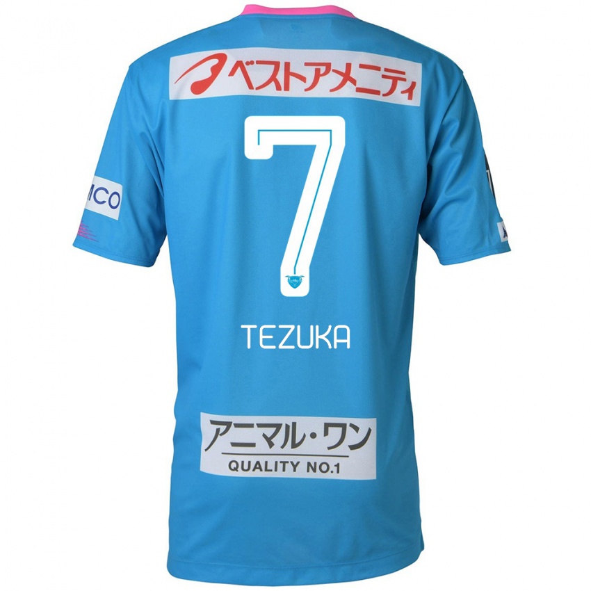 Kinder Kohei Tezuka #7 Blau Rosa Heimtrikot Trikot 2024/25 T-Shirt Österreich