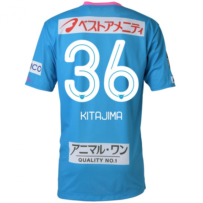 Kinder Fumiya Kitajima #36 Blau Rosa Heimtrikot Trikot 2024/25 T-Shirt Österreich