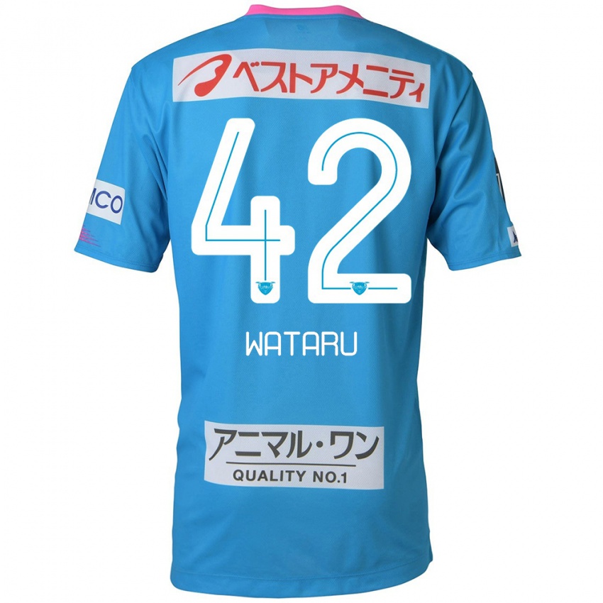 Kinder Wataru Harada #42 Blau Rosa Heimtrikot Trikot 2024/25 T-Shirt Österreich