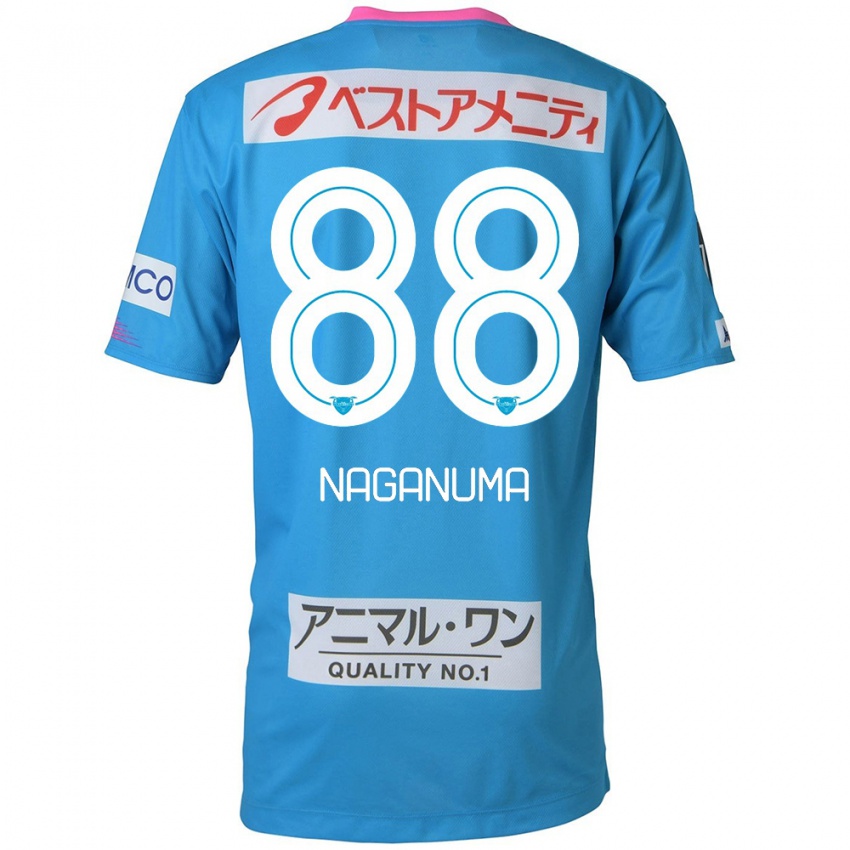 Kinder Yoichi Naganuma #88 Blau Rosa Heimtrikot Trikot 2024/25 T-Shirt Österreich