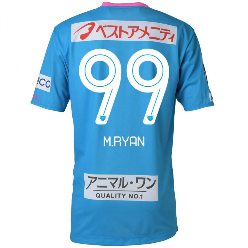 Kinder Marcelo Ryan #99 Blau Rosa Heimtrikot Trikot 2024/25 T-Shirt Österreich