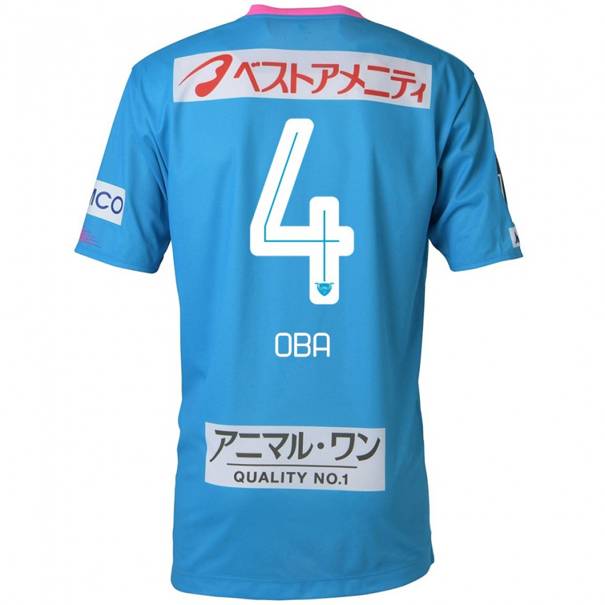 Kinder Shotaro Oba #4 Blau Rosa Heimtrikot Trikot 2024/25 T-Shirt Österreich